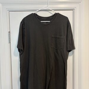 J. Crew Black Short-Sleeve Pocket Crew T-Shirt